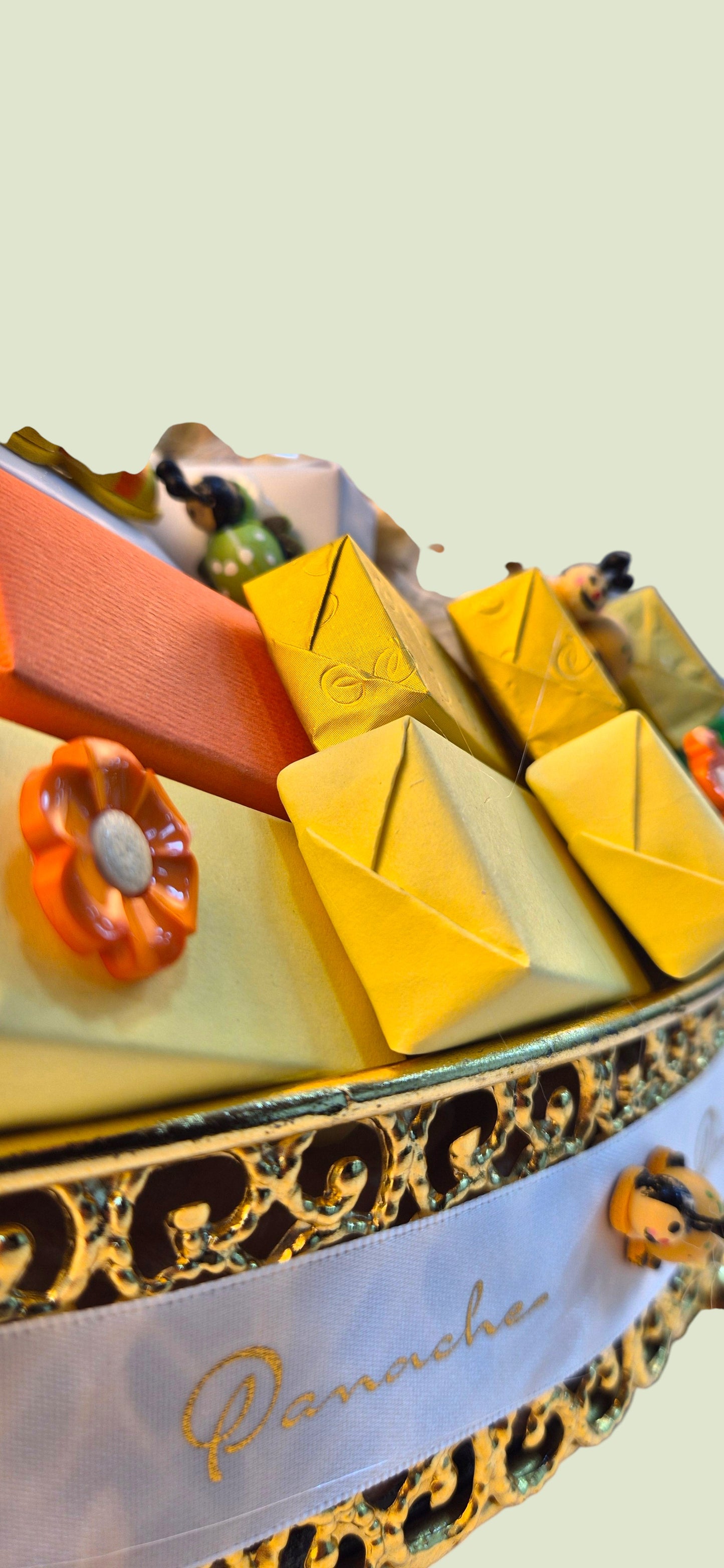 Spring Garden Butterfly & Bee Luxury Chocolate Tray by Panache