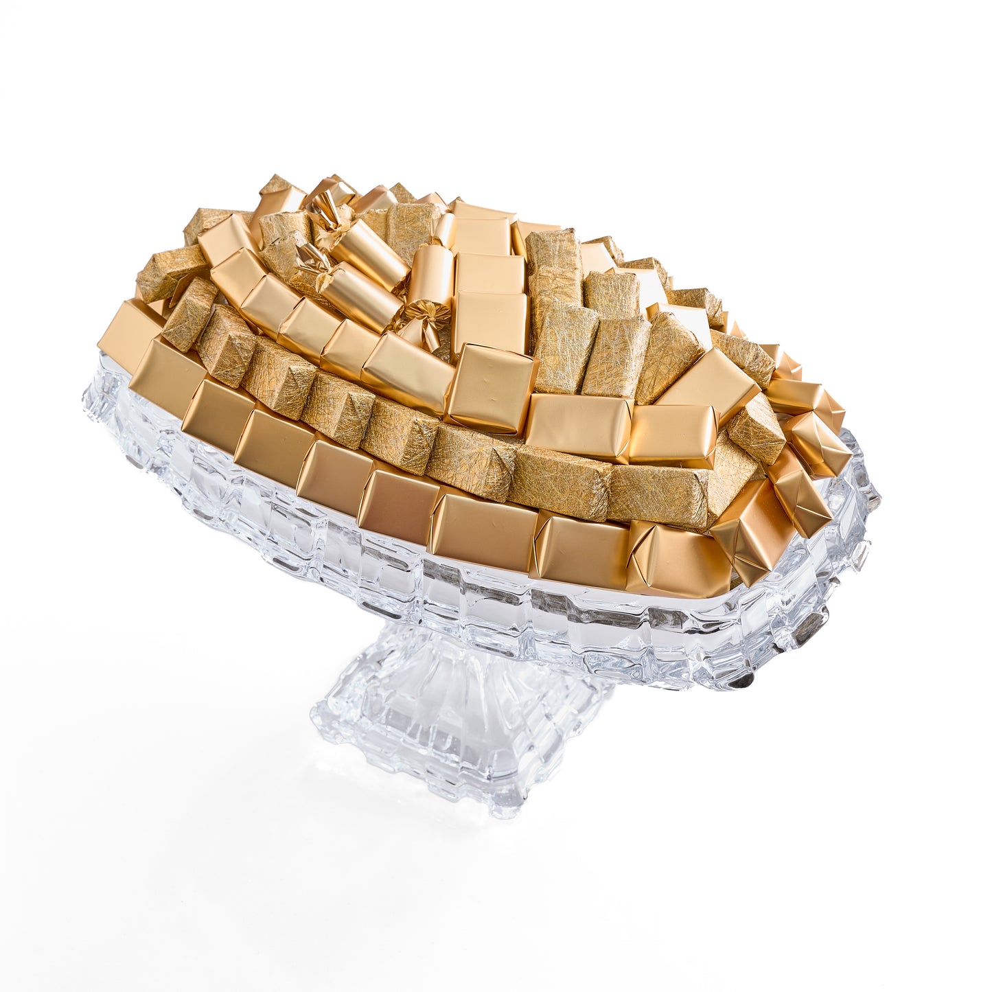 Crystal Bohemian Oval Gold