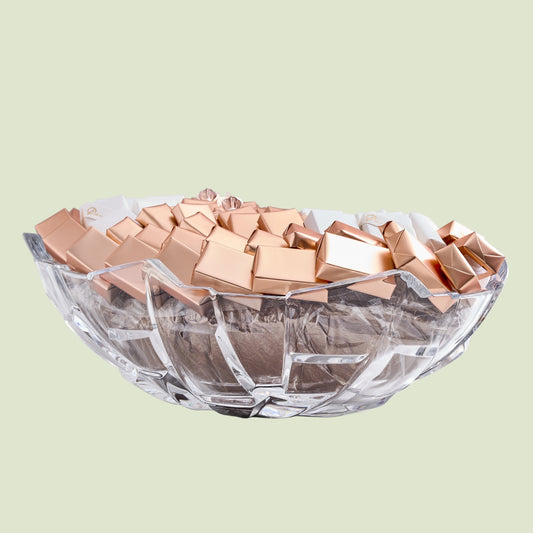 Crystal Bohemian Oval Chocolate Gift | Luxury Gift Arrangement by Panache