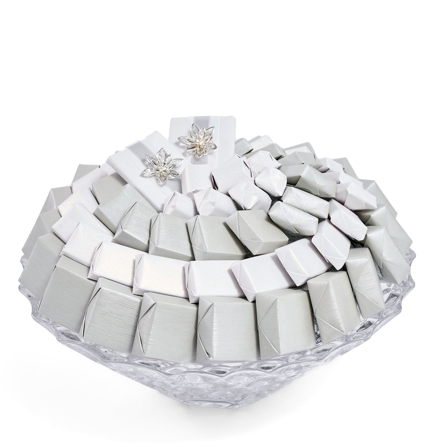 Crystal Bohemian White Round