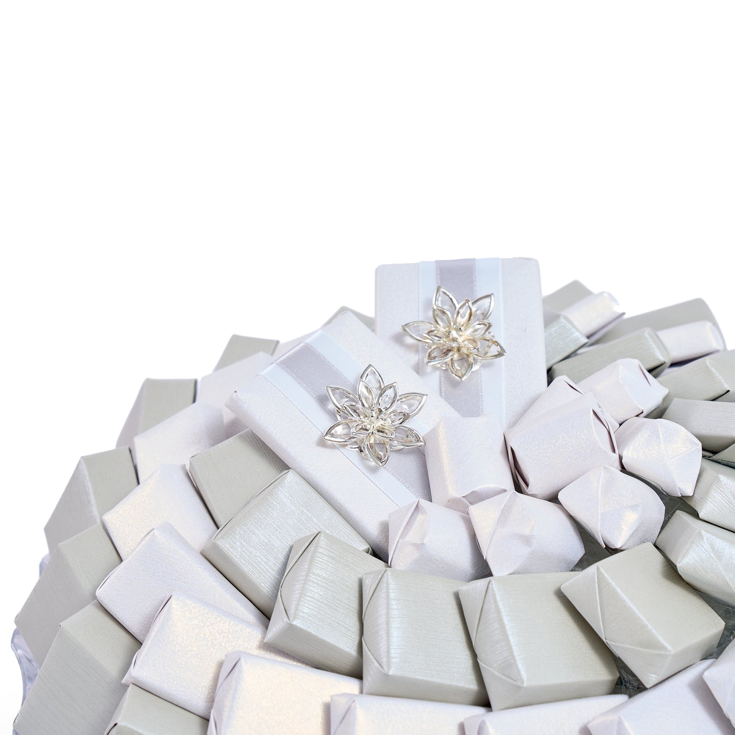 Crystal Bohemian White Round