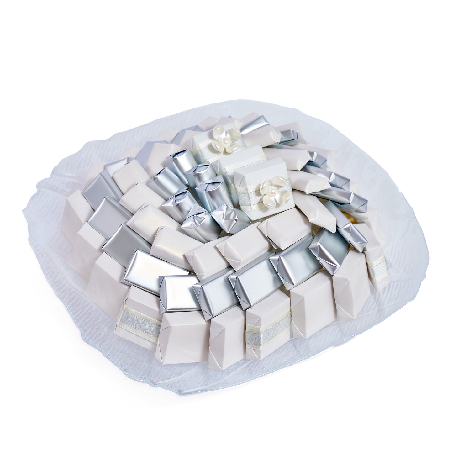 Murano Glass White Square