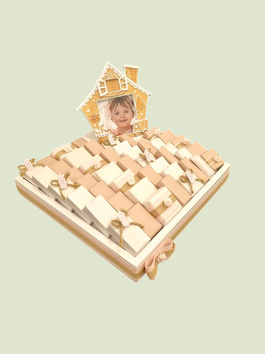 Newborn Baby Photo Frame Chocolate Arrangement Tray