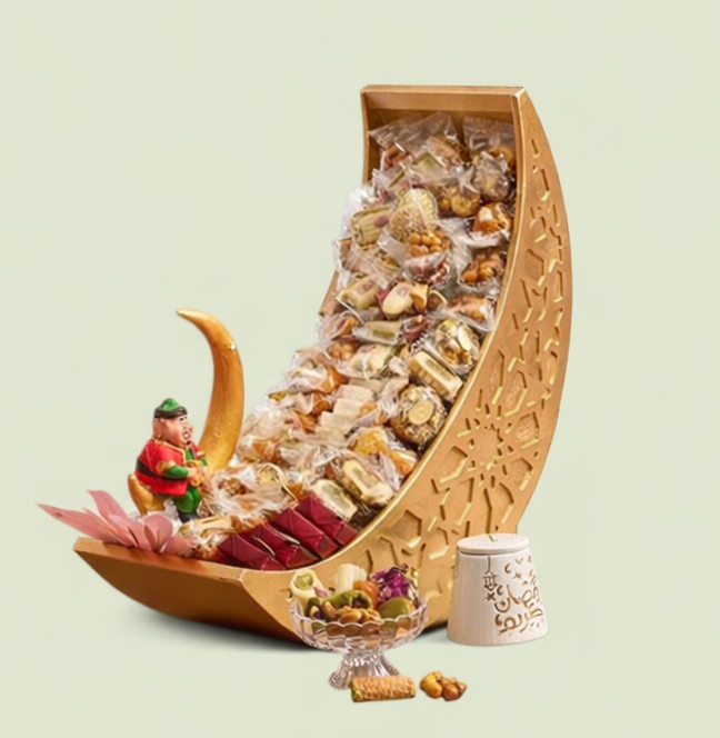 Crescent Ramadan Arrangement | Luxury Ramadan Gift Arrangement by Panache