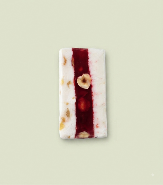Premium "Hammam Bel-Domya" Luxury Nougat Bar with Hazelnut and Cherry