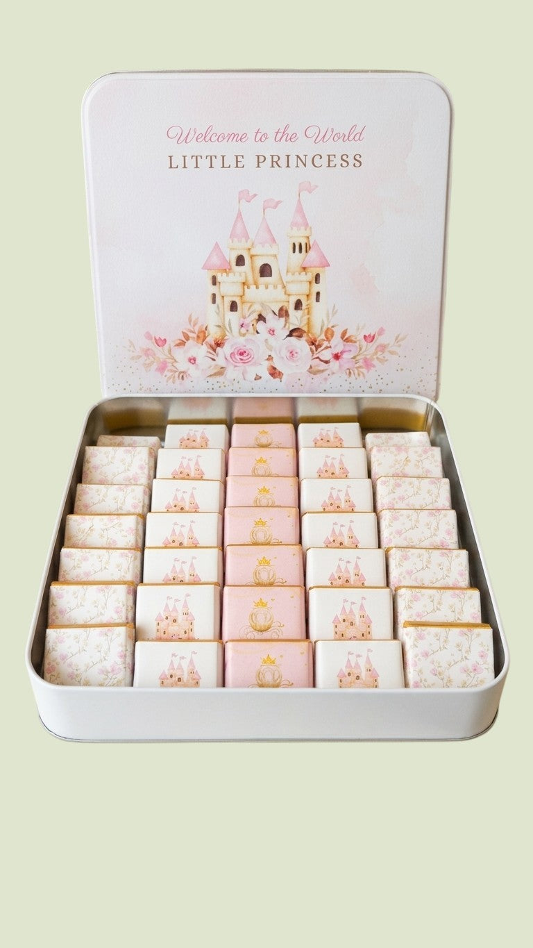 Welcome to the World Little Princess Premium Chocolate Gift Tin
