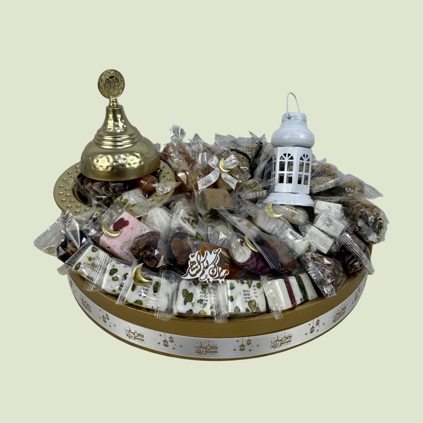 Ramadan Lantern Round Arrangement | Luxury Ramadan Gift Arrangement by Panache