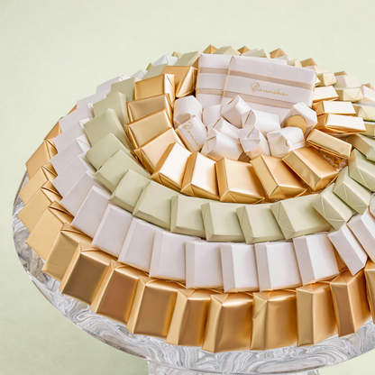 Crystal Bohemian Round Chocolate Gift | Luxury Gift Arrangement by Panache