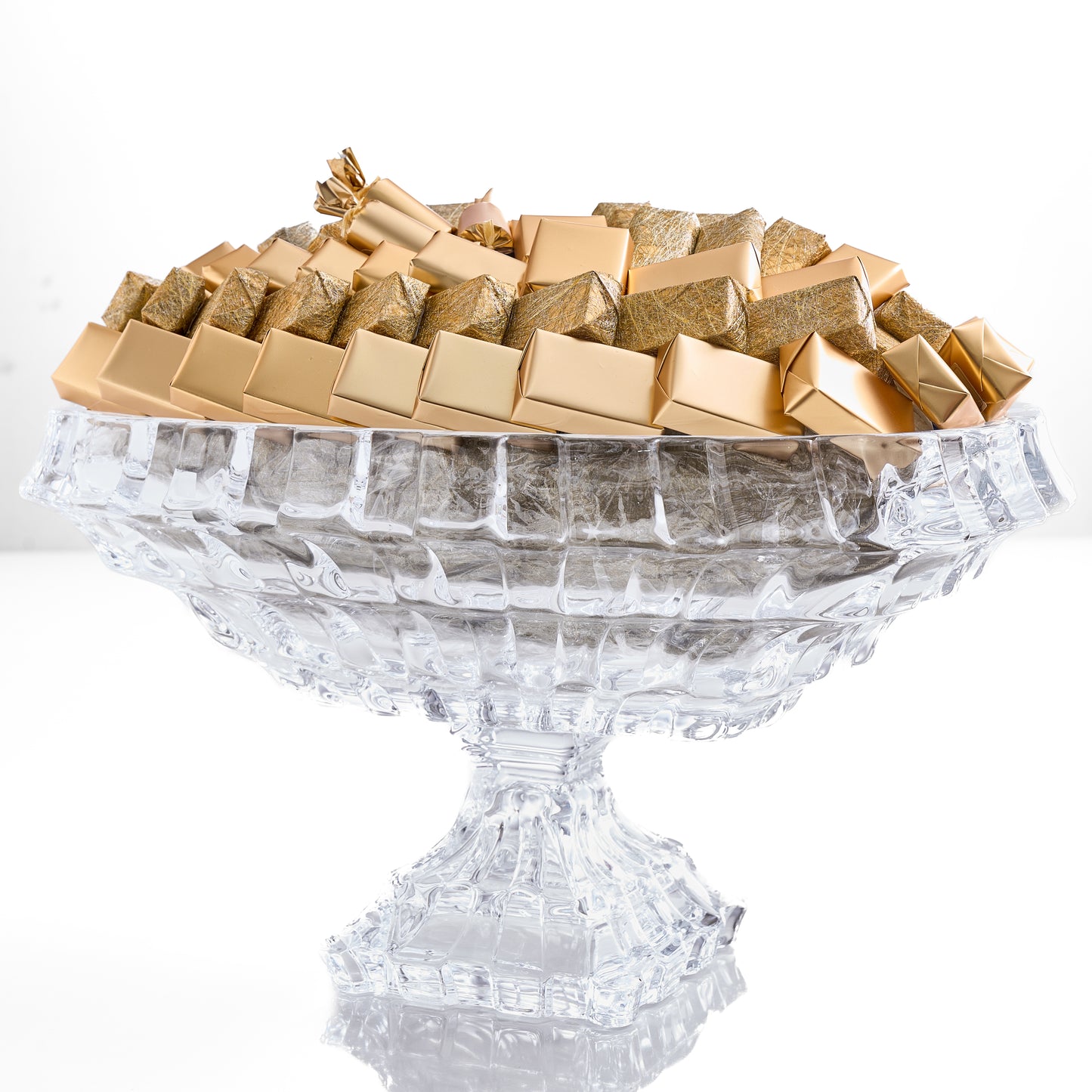 Crystal Bohemian Oval Gold