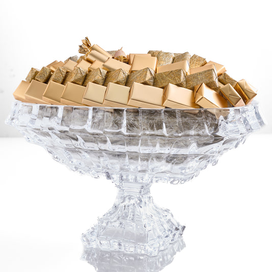 Crystal Bohemian Oval Gold