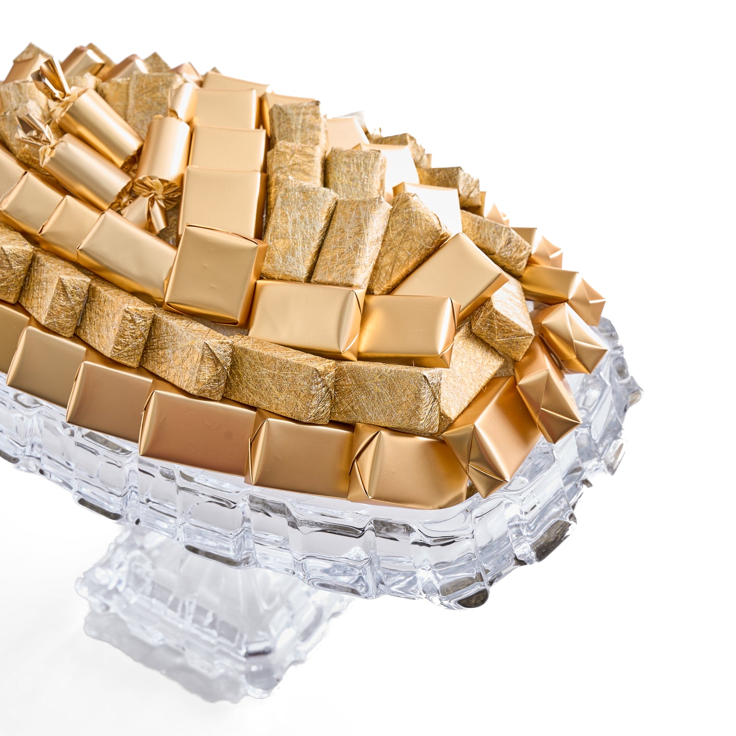 Crystal Bohemian Oval Gold