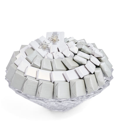 Crystal Bohemian White Round