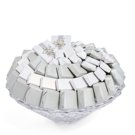 Crystal Bohemian White Round