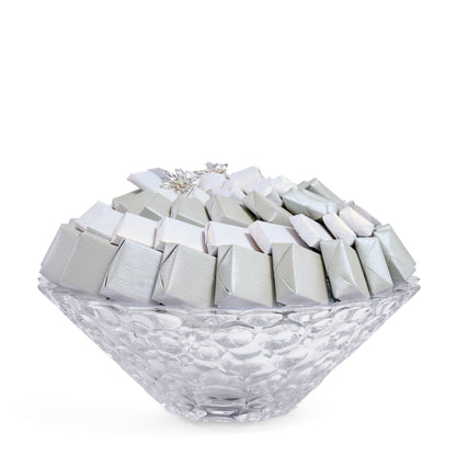 Crystal Bohemian White Round