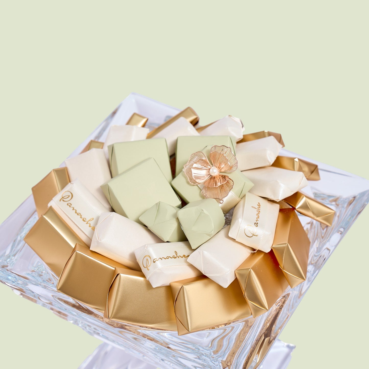 Crystal Bohemian Vase Chocolate Gift | Luxury Gift Arrangement by Panache