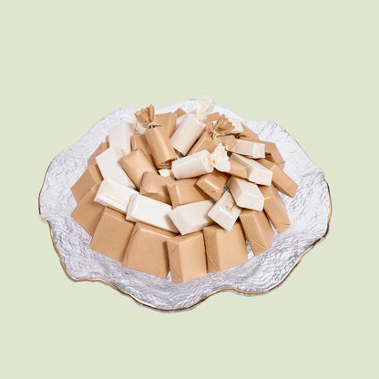 Glass Wavy Chocolate Gift | Luxury Gift Arrangement by Panache