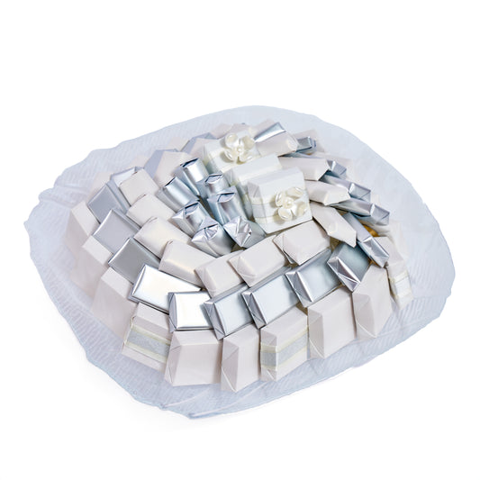 Murano Glass White Square