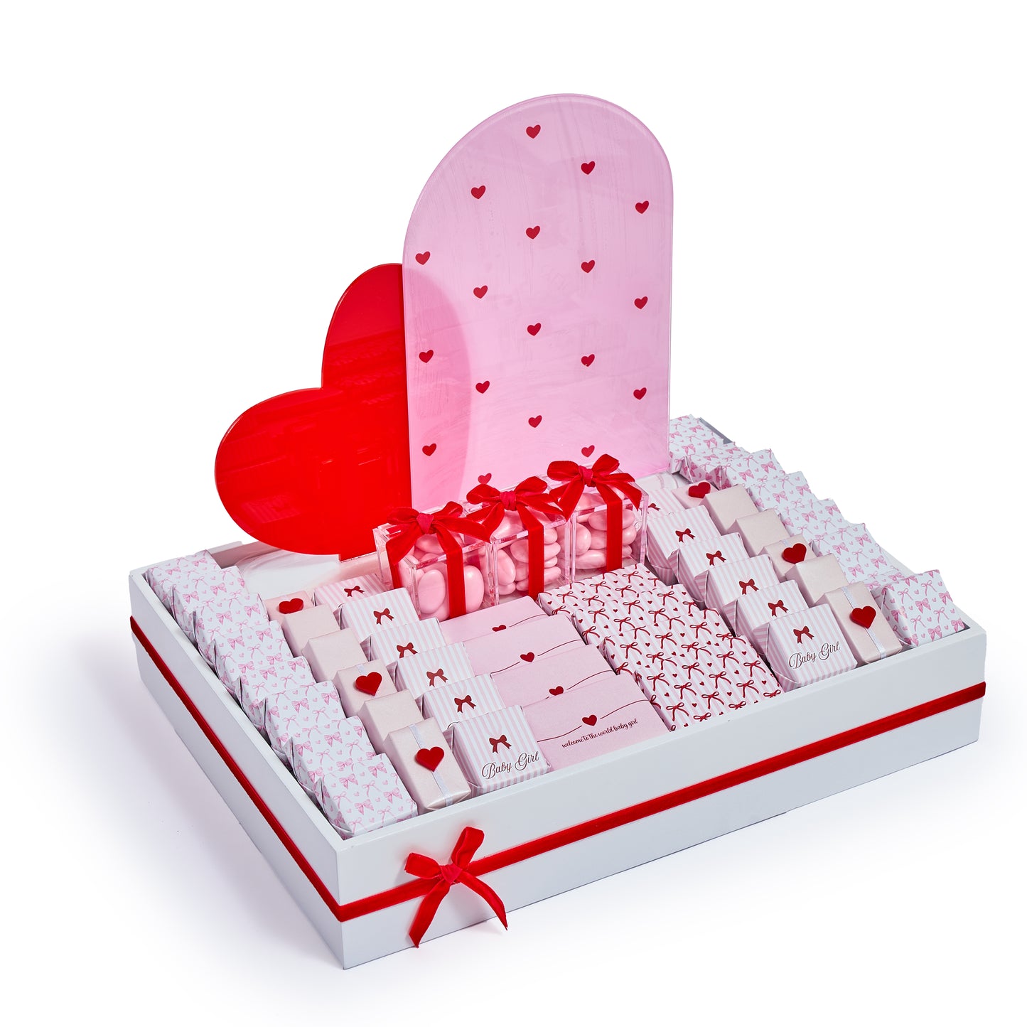 Baby Girl Love Wooden Tray