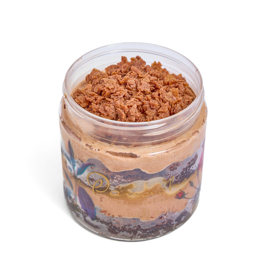 Caramel Brownies Cake Jar