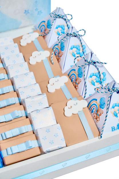 Baby Boy Teddy Wooden Tray