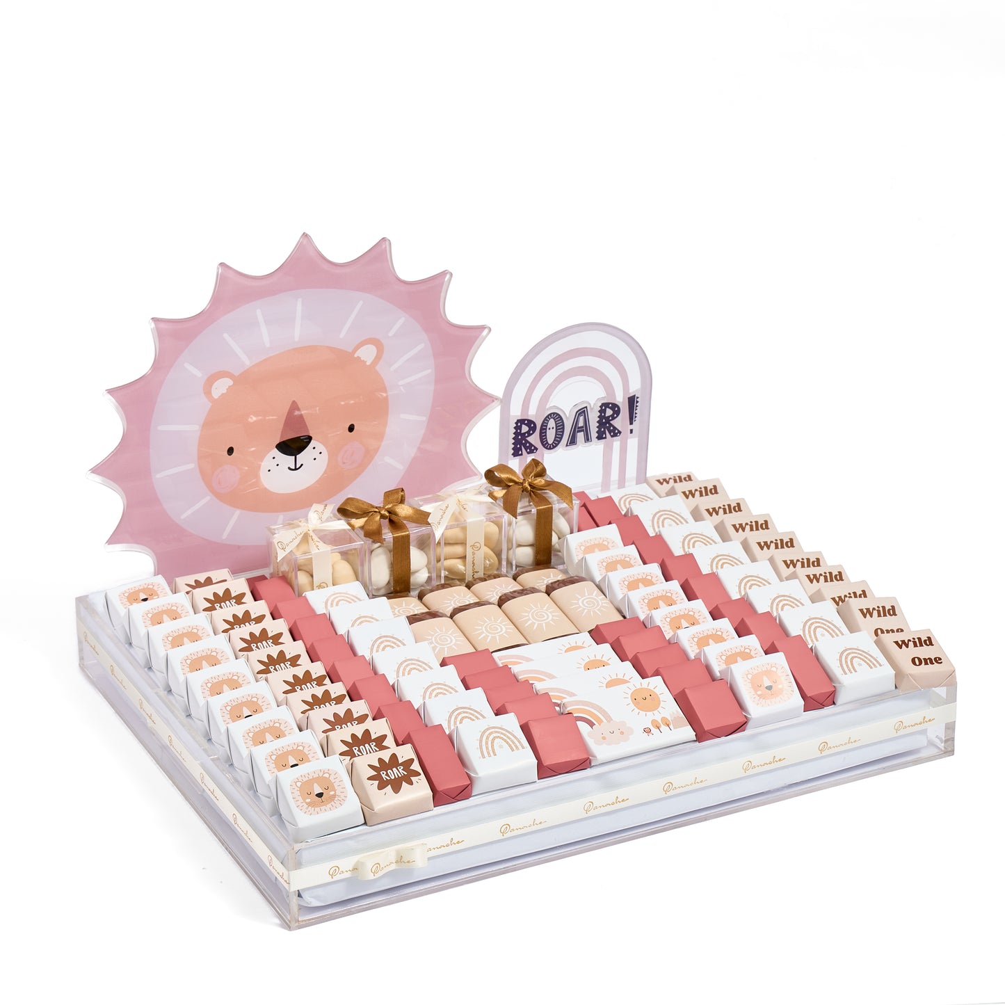 Baby Boy Lion Wooden Tray