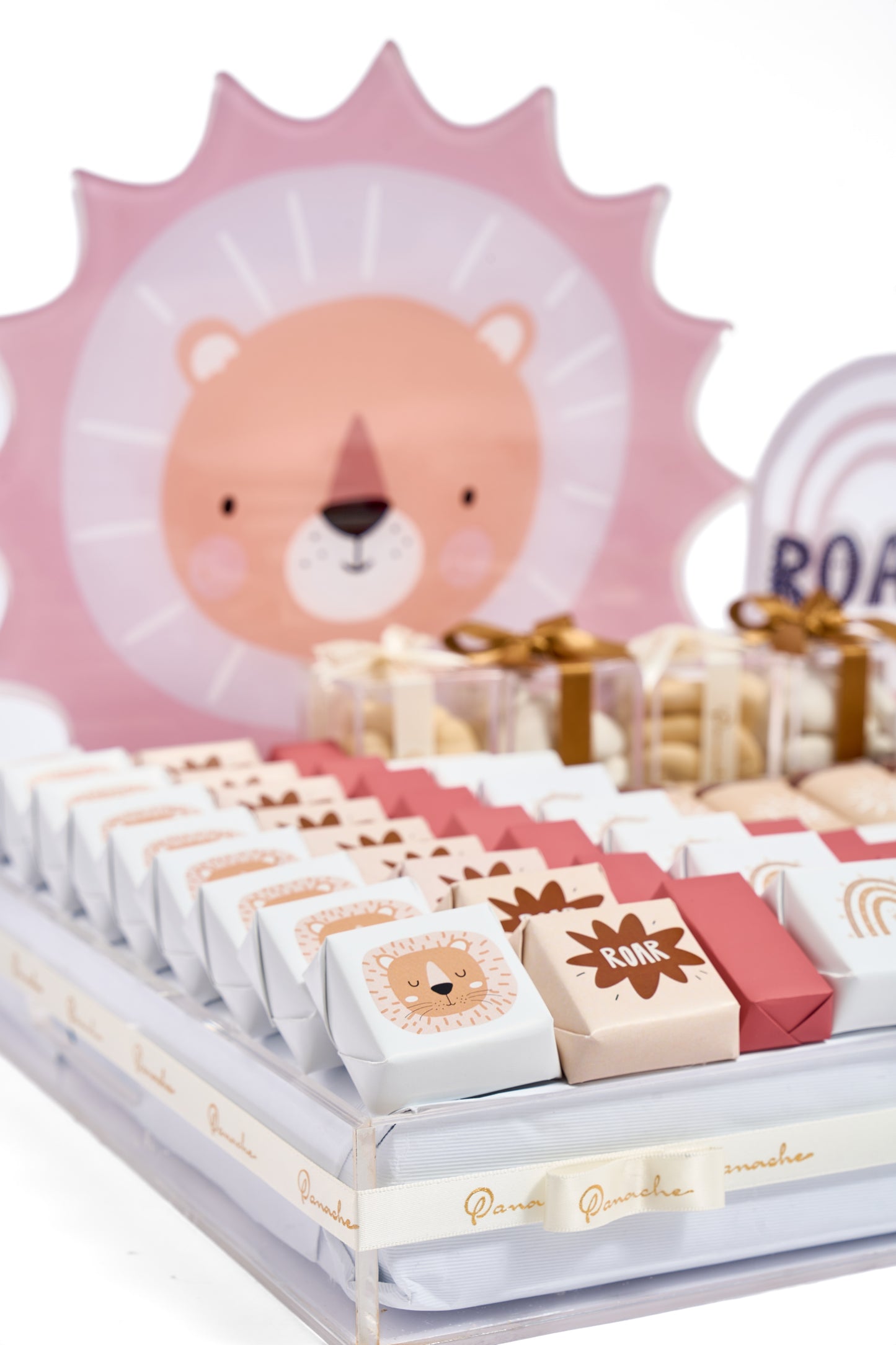 Baby Boy Lion Wooden Tray