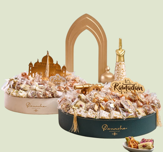 Ramadan Golden Arch Chocolate Arrangement | Luxury Ramadan Gift by Panache