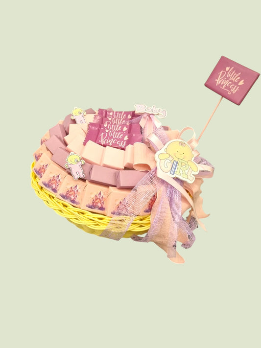 Little Princess Baby Girl Chocolate Basket