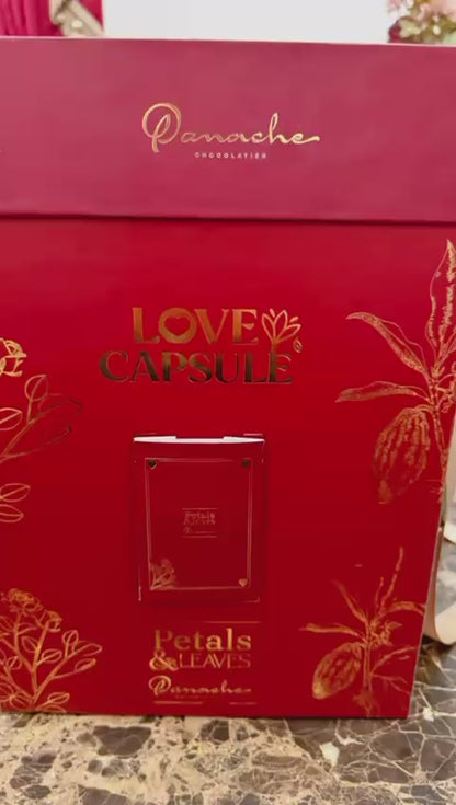 Love Capsule | Luxury Chocolate & Floral Gift Box by Panache